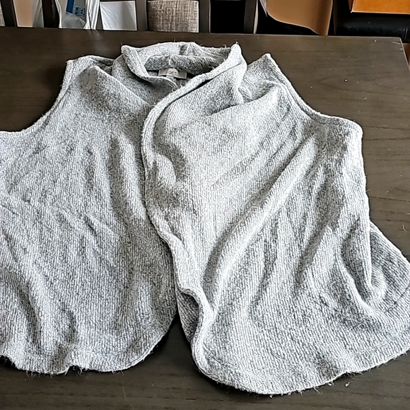 Gray XXL Loft Sweater no sleeves with pockets A MUST SEE(JM) - Picture 2 of 5